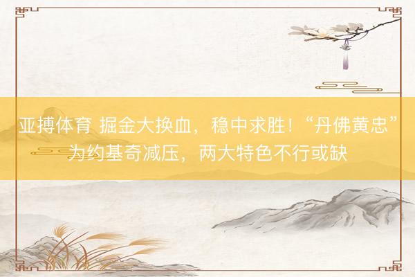 亚搏体育 掘金大换血，稳中求胜！“丹佛黄忠”为约基奇减压，两大特色不行或缺