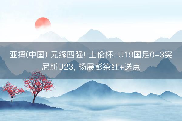亚搏(中国) 无缘四强! 土伦杯: U19国足0-3突尼斯U23， 杨展彭染红+送点